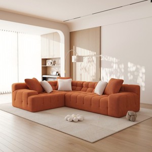 Sectional Couch with Chaise,Modern Modular Sofa with Deep Seat For Living Room-Maison Boucle - 1 of 4