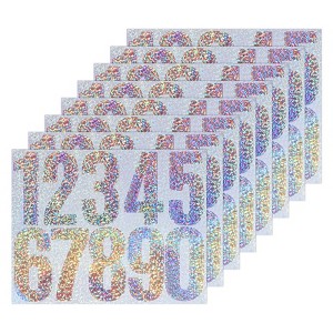 Unique Bargains Waterproof Vinyl Self-Adhesive Durable Mailbox Numbers - 1 of 4