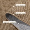 Washable Modern Solid Large Area Rugs for Bedroom Living Room, Soft Non Slip Textured Carpet for Home Office - 3 of 4