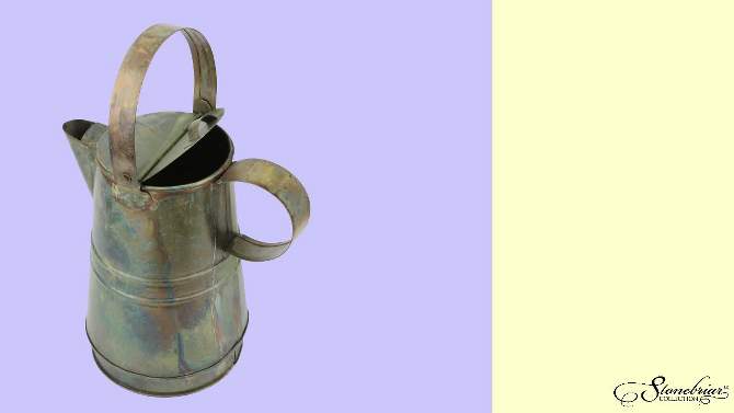Stonebriar Rustic Farmhouse Metal Pitcher, 2 of 9, play video
