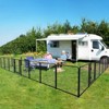 Dog Playpen Outdoor Extra Wide 24 Panels Heavy Duty Dog Fence 40" Height - 2 of 4