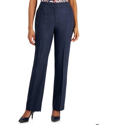 Kasper Womens Straight Leg Dress Pants