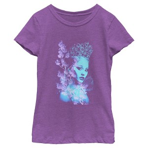 Girls Wicked: For Good Glinda Double Exposure Portrait T Shirt - 1 of 4