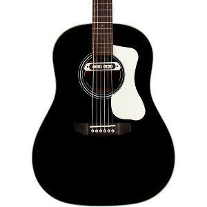 Guild DS-240E Memoir Series Dreadnought Acoustic-Electric Guitar Black - 1 of 4