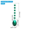 Unique Bargains Crystal Pendants Teardrop Beads for DIY Lamp Arts Crafts Decoration 6 Pcs - 2 of 4