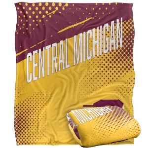 Central Michigan University Fan Zone Silky Touch Super Soft Throw Blanket 50x60 - 1 of 4