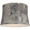 Springcrest 14" Top x 16" Bottom x 11" High x 11" Slant Print Lamp Shade Replacement Medium Saba Cafe Drum Modern Fabric Softback Washer Harp Finial - image 3 of 4