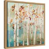 Amanti Art Fall Birch Trees by Allison Pearce Canvas Wall Art Print Framed 16 x 16-in. - 3 of 4