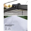 10'x10' Outdoor Pop Up Canopy Tent,Camping Canopy Tent with 3Pcs Sidewalls,Commercial Instant Tent Shelter for Parties, Garden, Patios - 3 of 4