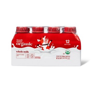 Organic Whole Milk Shelf Stable - 8 fl oz/12ct - Good & Gather™ - 1 of 3