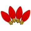 Northlight Pack of 4 Orange C9 Opaque Christmas Replacement Bulbs - 3 of 3