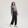 Women's Ballon Hem Sweatshirt - A New Day™ Gray - 3 of 4