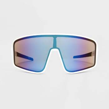 Women's Rubberized Plastic Shield Sunglasses - All In Motion™