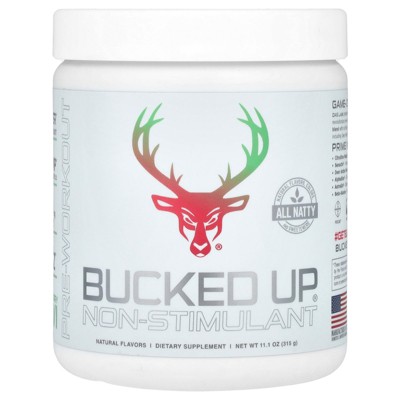 Bucked Up Pre-Workout, Non-Stimulant, Strawberry Kiwi, 11.1 oz (315 g)