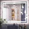 LED Bathroom Mirror Rectangle Mirror With Light Toilet Mirror With Adjustable LED Color Temperatures,Anti-Fog,Wall Mounted Mirror-The Pop Home - 2 of 4