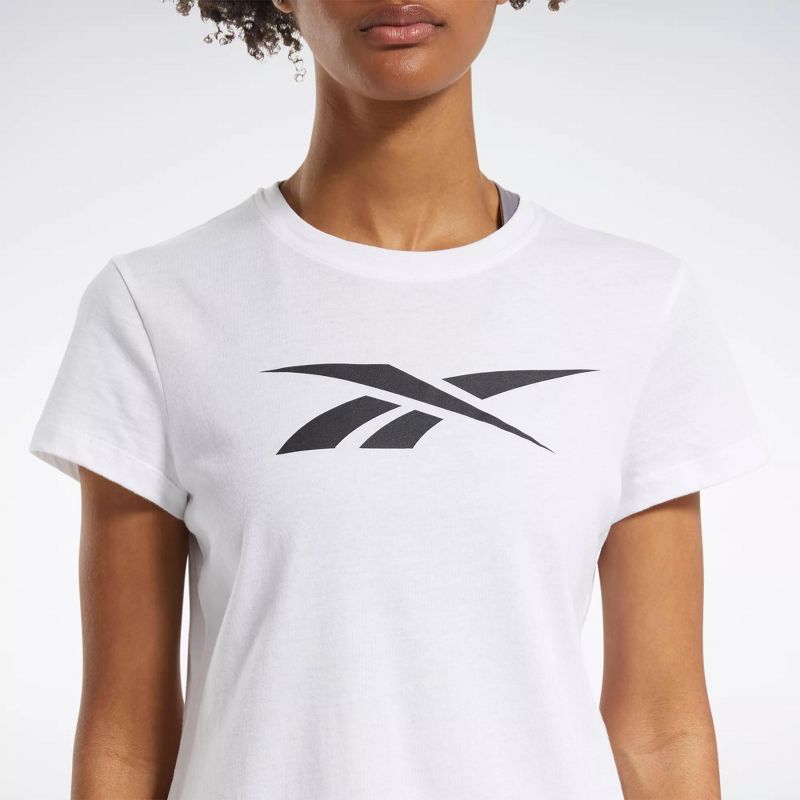 Reebok Training Essentials Vector Graphic Tee Womens Athletic T-Shirts, 4 of 9