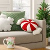 28" Christmas Peppermint Shaped Pillow Red/White - Wondershop™ - 2 of 4