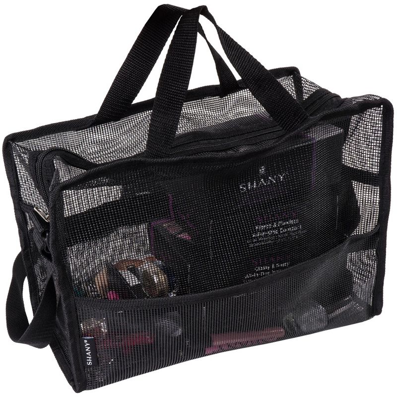 SHANY Collapsible Organizer Mesh Bag and Travel Tote, 1 of 5