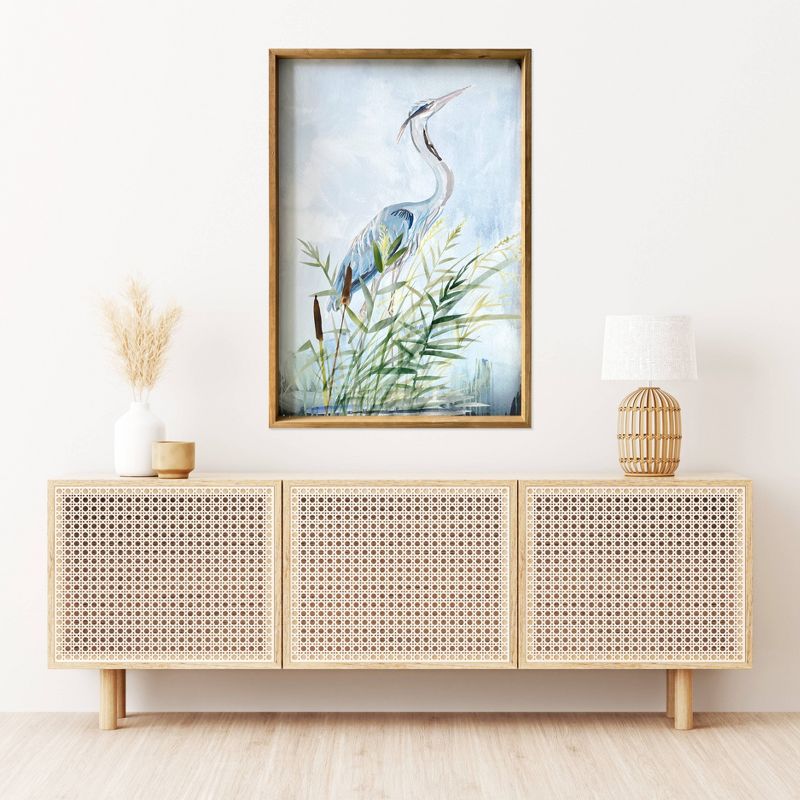 24&#34; x 36&#34; Heron Wood Framed Wall Canvas - Gallery 57, 3 of 6
