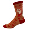 Crazy Dog T-Shirts Women's I Want to Kiss You With The Back Of My Hand Socks Funny Sarcastic Slap Footwear - 3 of 4