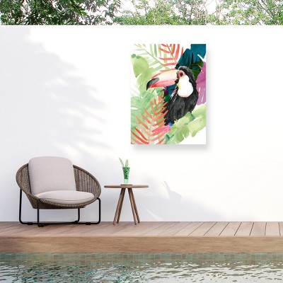 "Toucan Palms I" Outdoor Canvas