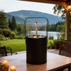 Black Ethanol Tabletop Fire Pit, Mini Portable Fireplace for Indoor or Outdoor Use, Ideal for Garden, Dinner Parties, and Home Decoration - 3 of 4