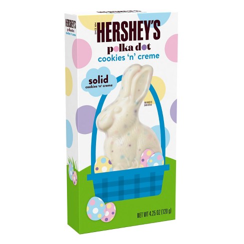 Hershey's Cookies'n'crème Polka Dot Bunny Easter Candy Gift Box - 4.25oz :  Target