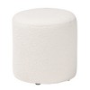 Baxton Studio Tori Modern and Contemporary Ivory Boucle Upholstered Ottoman - 2 of 4
