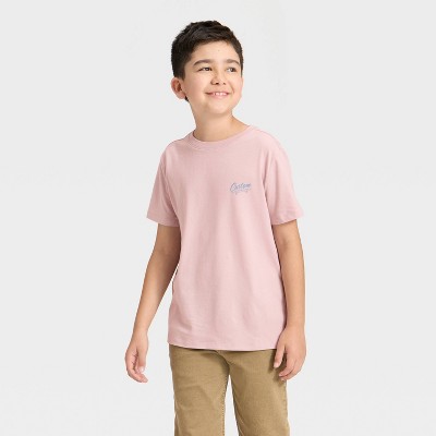Boys' Short Sleeve Graphic T-Shirt - Cat & Jack™ Pink