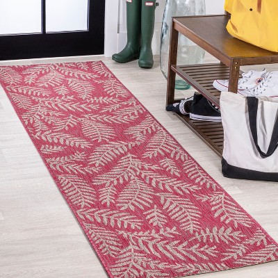 JONATHAN Y Nevis Palm Frond Indoor/Outdoor Area Rug