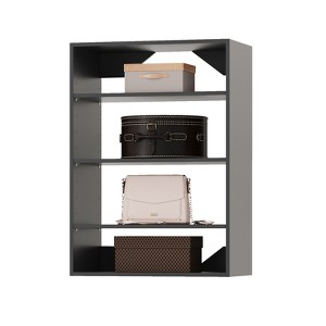 ROOMTEC Shelf Short Tower Closet, Modular Closet System with Shelf, Customizable Clothes Storage for Bedroom or Walk-in Closet - 1 of 1