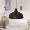 Hudson and Canal 10.75" Wide Pendant with Metal Shade - 2 of 4