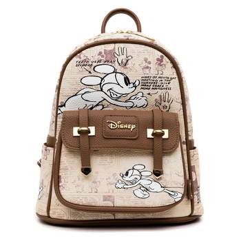 Mickey Mouse WondaPop 11" Vegan Leather Fashion Mini Backpack