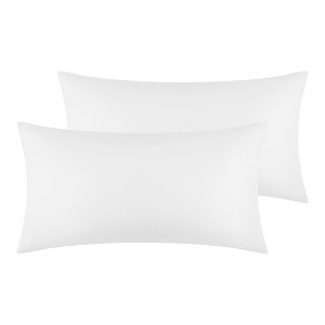 Unique Bargains Solid Color Envelope Closure for Easy Care Wrinkle Pillowcase 2 Pcs - 1 of 4