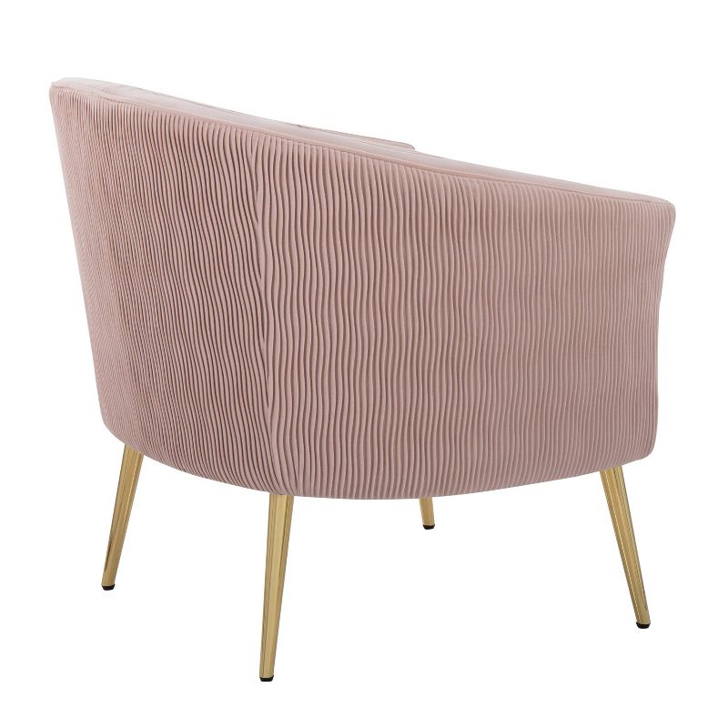 Tania Pleated Waves Accent Chair - Lumisource, 3 of 7