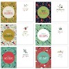 24ct Christmas Pines Typography Holiday Card Assortment - Masterpiece Studios: Boxed Set with Envelopes, A7 Size - 2 of 2