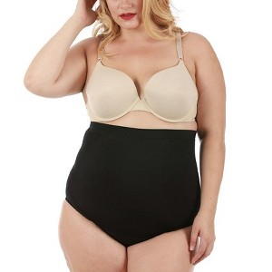 InstantFigure Shapewear Plus Size Hi-waist Slimming Panty WPY019C - 1 of 4
