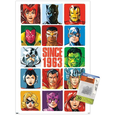 Trends International Marvel Avengers: Beyond Earth's Mightiest - Grid Unframed Wall Poster Prints