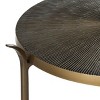 Elda Side Table - Brass - Safavieh. - 3 of 4