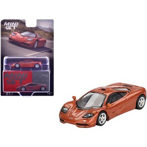 McLaren F1 Yquem Orange Metallic Limited Edition 1/64 Diecast Model Car by Mini GT - 1 of 4