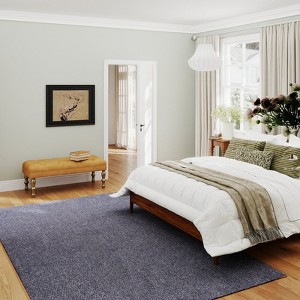 5x7 Washable Woven Rug, Non-Slip Rubber Backed Woven Area Rug for Indoor Foyer, Kitchen, Backdoor, Cotton Floor Carpet - 1 of 4