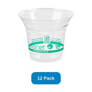 Planet+ 9-10 oz Cold Cup Corn Plastic - Pack of 12 - 1 of 3