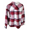 Women's Plaid Collared Coat - LTX Sportswear L - 2 of 3