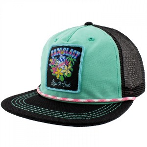 Adult Mountain Dew Baja Blast Flower Patch Canvas Grandpa Hat - 1 of 4
