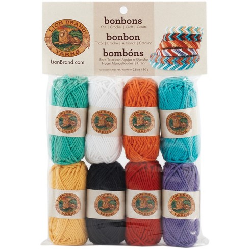 Lion Brand Bonbons Yarn 8pcs-beach : Target