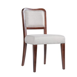 TopComfy Patio Dining Chairs Multifunctional Round Dining Table Solid Wood Look Breakfast Nook Furniture for Dining Room, White, 43.9"*23.5"*18.5" - 1 of 4
