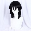 Unique Bargains Women's Wigs 13" Black with Wig Cap - 2 of 4