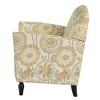 28.5" Woven Fabric Accent Chair with Cushion and Birch Legs - 4 of 4