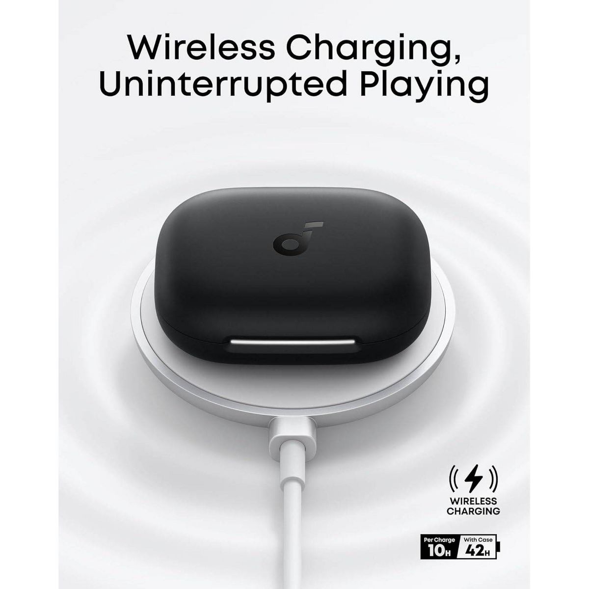 Anker Soundcore AeroFit 2 Open-Ear Hi-Res Bluetooth Wireless Earbuds with Adjustable Ear Hooks for All-Day Comfort- Black - thumbnail 7