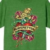 Buffy the Vampire Slayer Slayerettes Tattoo Men's Heather Green Short Sleeve Tee - 2 of 3